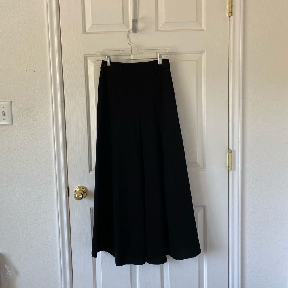 PRADA Black Full Length Maxi Skirt / Size 42